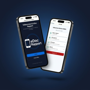 eDoc Rapport app til skadeservice - rapport fra mobilen